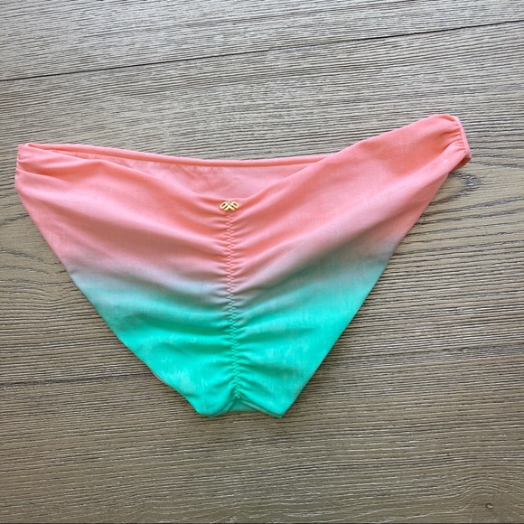 PQ Swim Sunset Basic Ruched Full Bottom NWT S - Picture 2 of 5